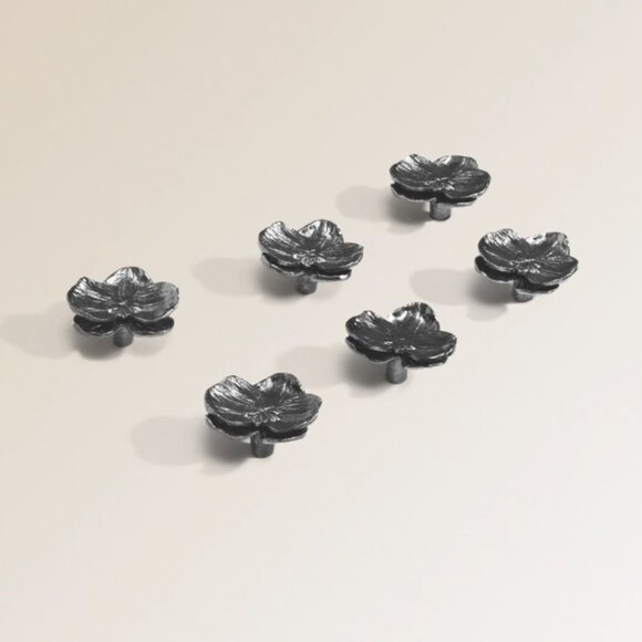 Brand New Michael Aram Black Nickelplate Orchid Knob - Picture 7 of 7